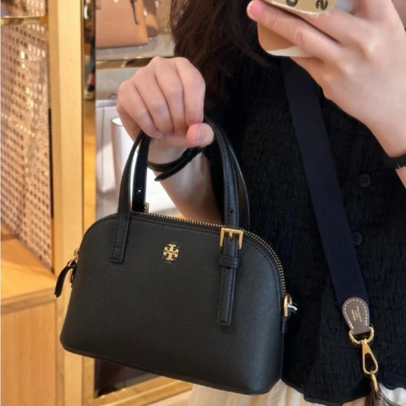 🔥NeW! Tory Burch Emerson Dome Top Handle Satchel - Picture 10 of 10